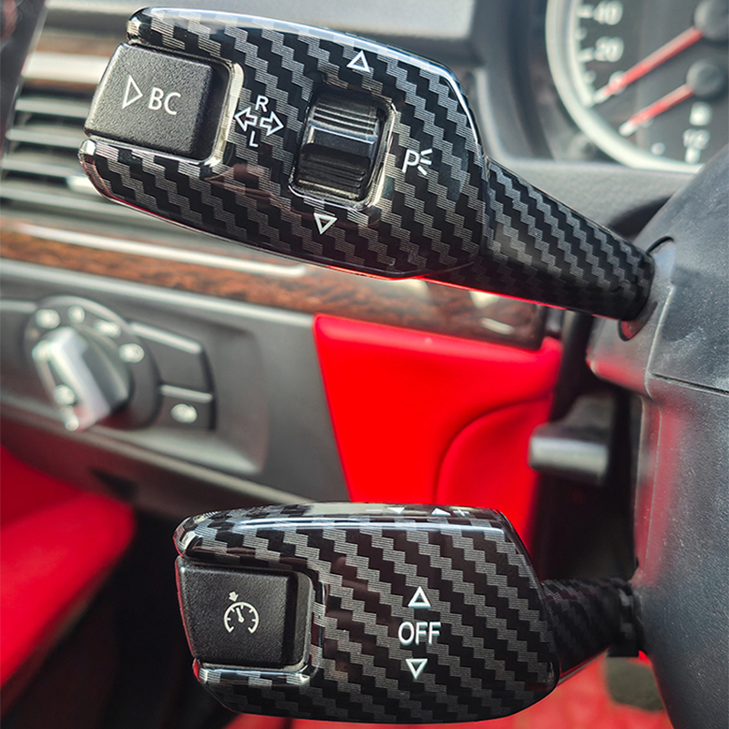 Steering Wheel Cover - Osłona przełącznika kierunkowskazów i wycieraczek, karbonowa