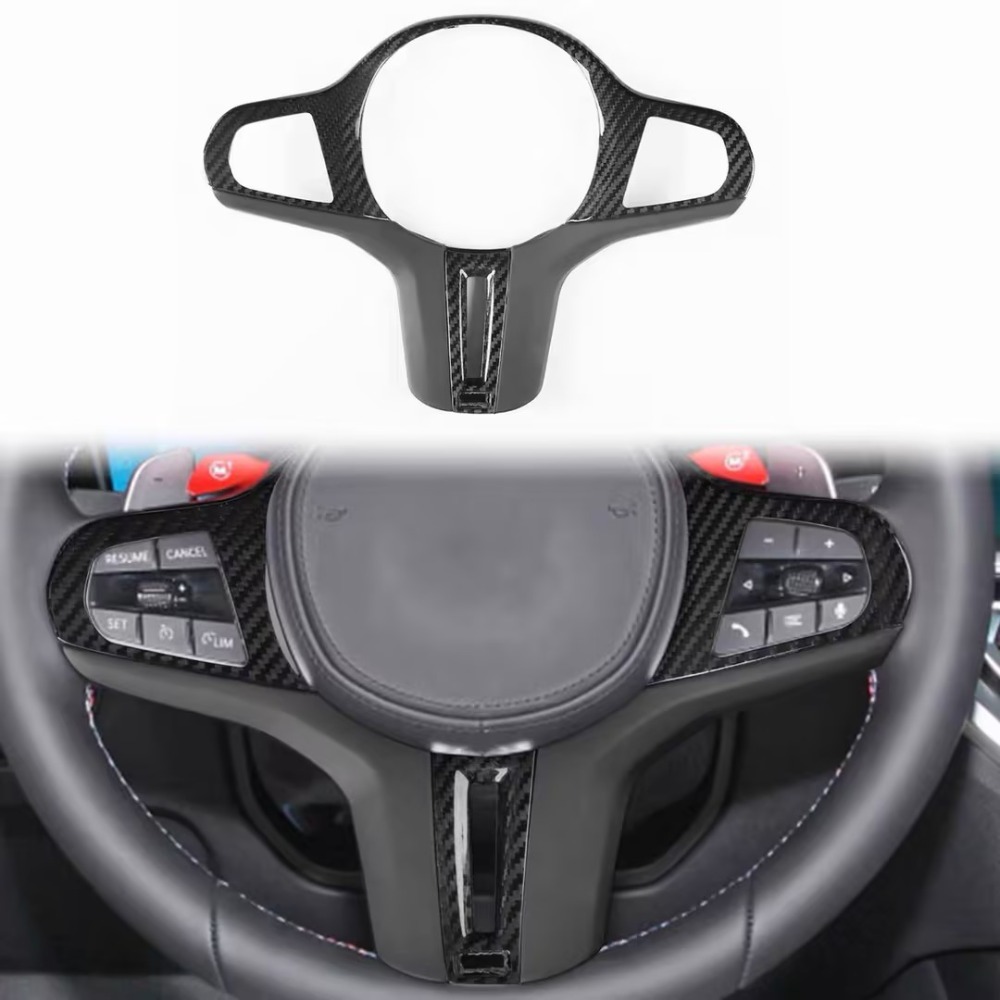 Steering Wheel Cover - Osłona kierownicy z włókna węglowego pasująca