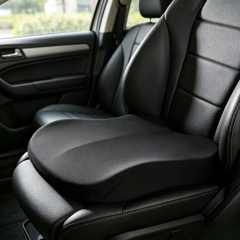 Car Seat Cushion Memory Foam - Poduszka podwyższająca do fotelika samochodowego, oddychająca