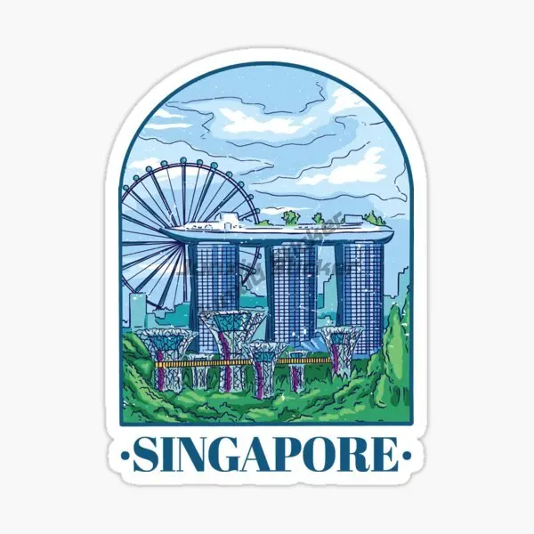 Naklejka Kreatywna Mapa Singap – Car Accessories Singapore recenzja i cena