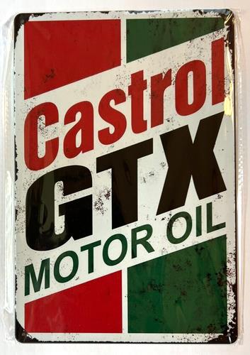 Metalowy szyld reklamowy Castr – Castrol Oil Gtx recenzja i cena