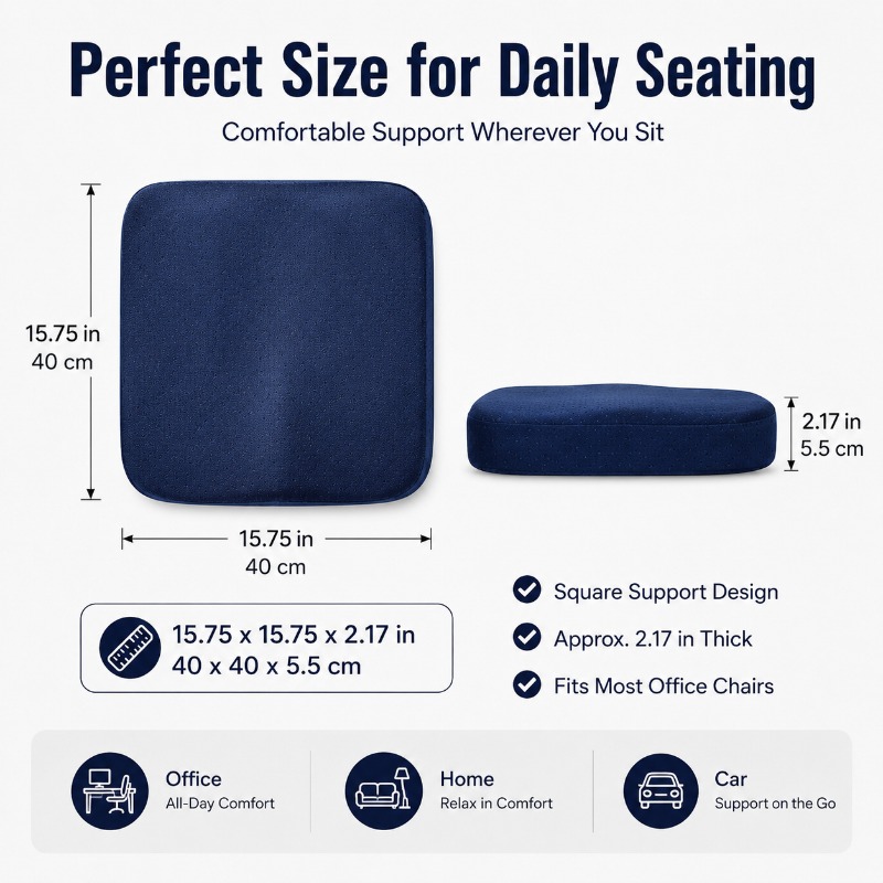 Gruba poduszka na krzesło z pi – Car Seat Cushion Memory Foam recenzja i cena