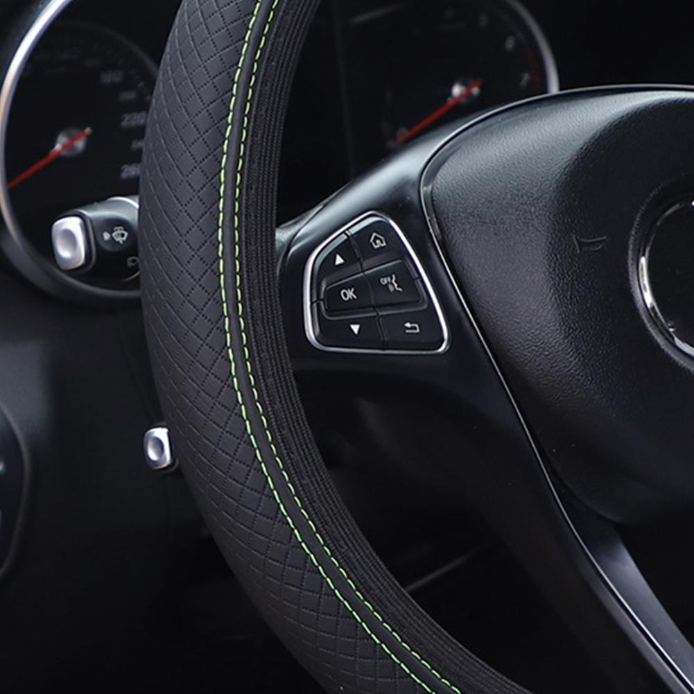 Miękki, tłoczony skórzany pokr – Steering Wheel Cover recenzja i cena