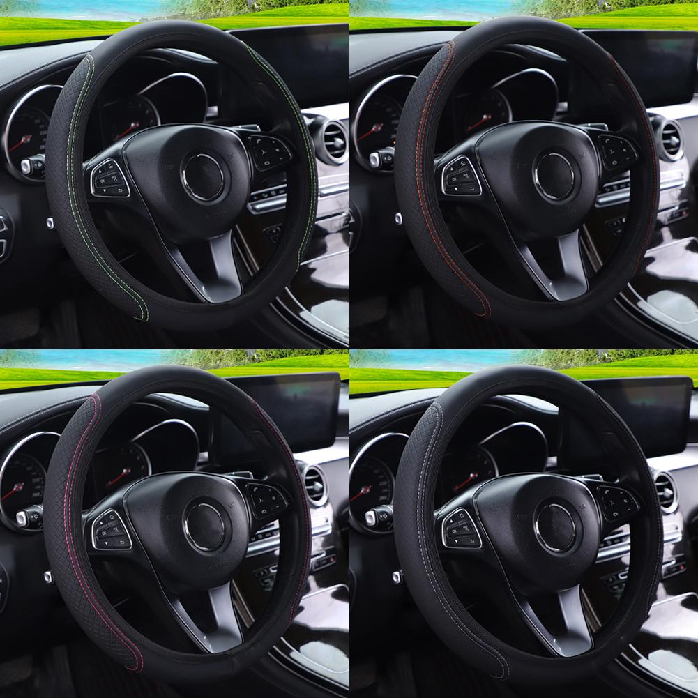 Miękki, tłoczony skórzany pokr – Steering Wheel Cover recenzja i cena