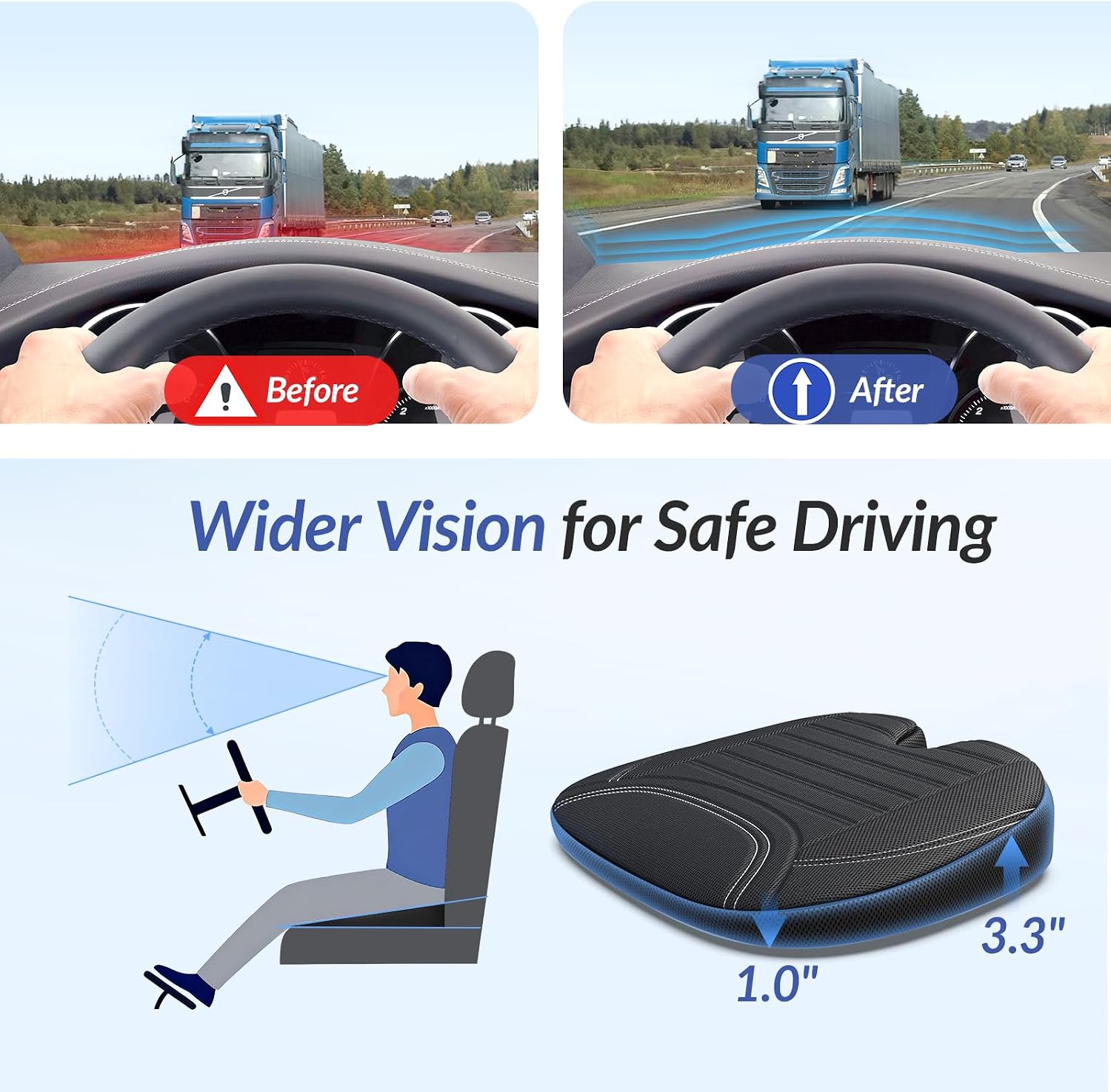 Poduszka pod siedzenie samocho – Car Seat Cushion Memory Foam recenzja i cena
