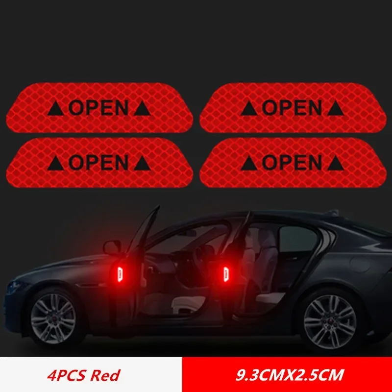 4 szt. odblaskowych naklejek n – Car Accessories Quick Delivery recenzja i cena