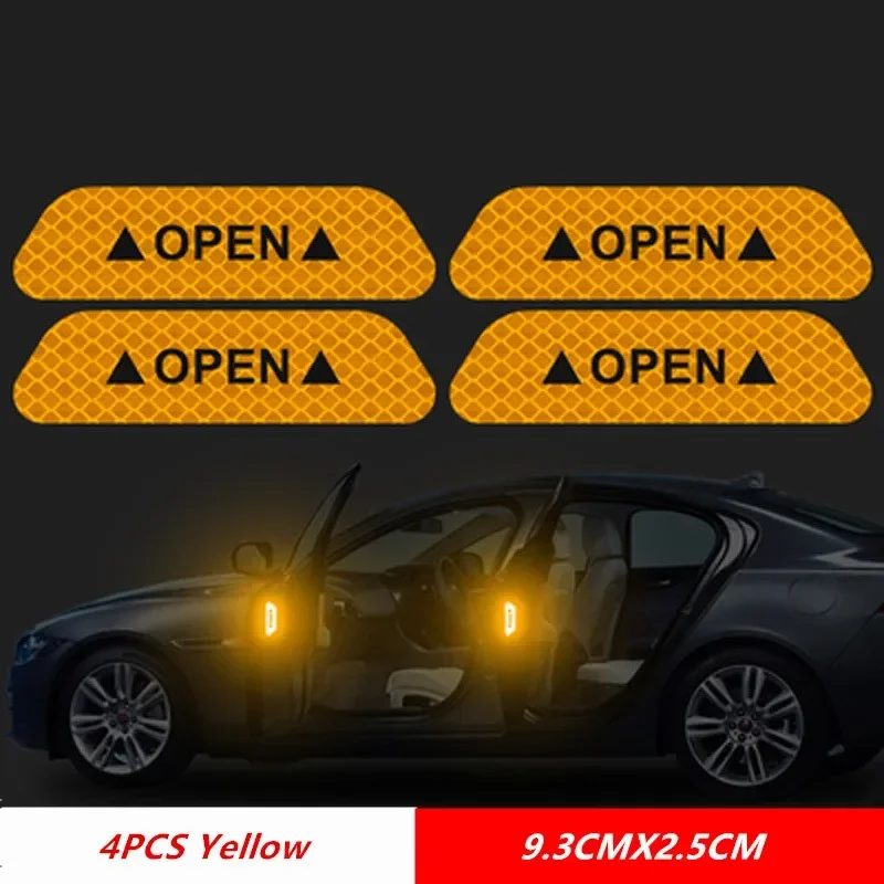 4 szt. odblaskowych naklejek n – Car Accessories Quick Delivery recenzja i cena